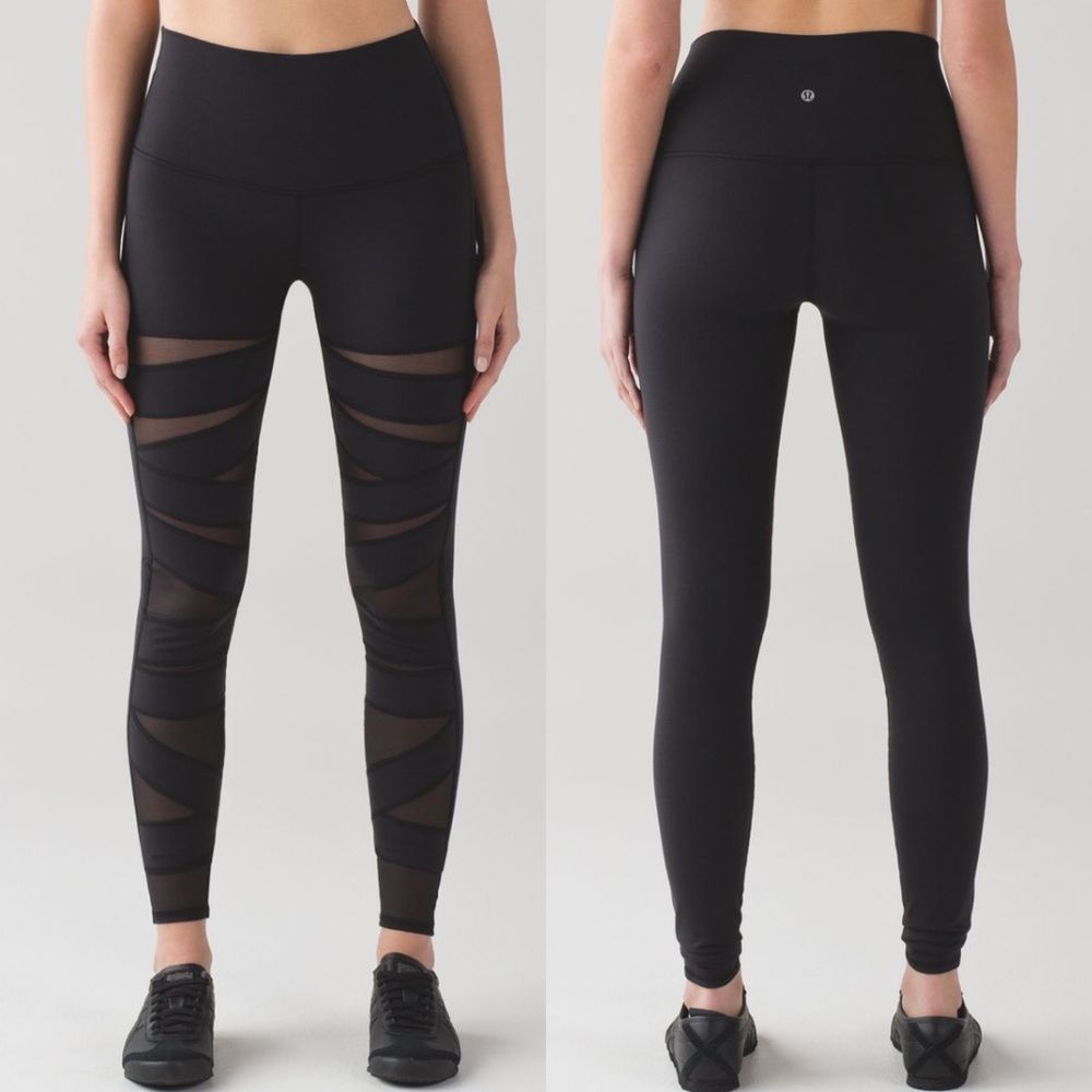 Lululemon Wunder Under High Rise Tech Mesh 28” - image 1